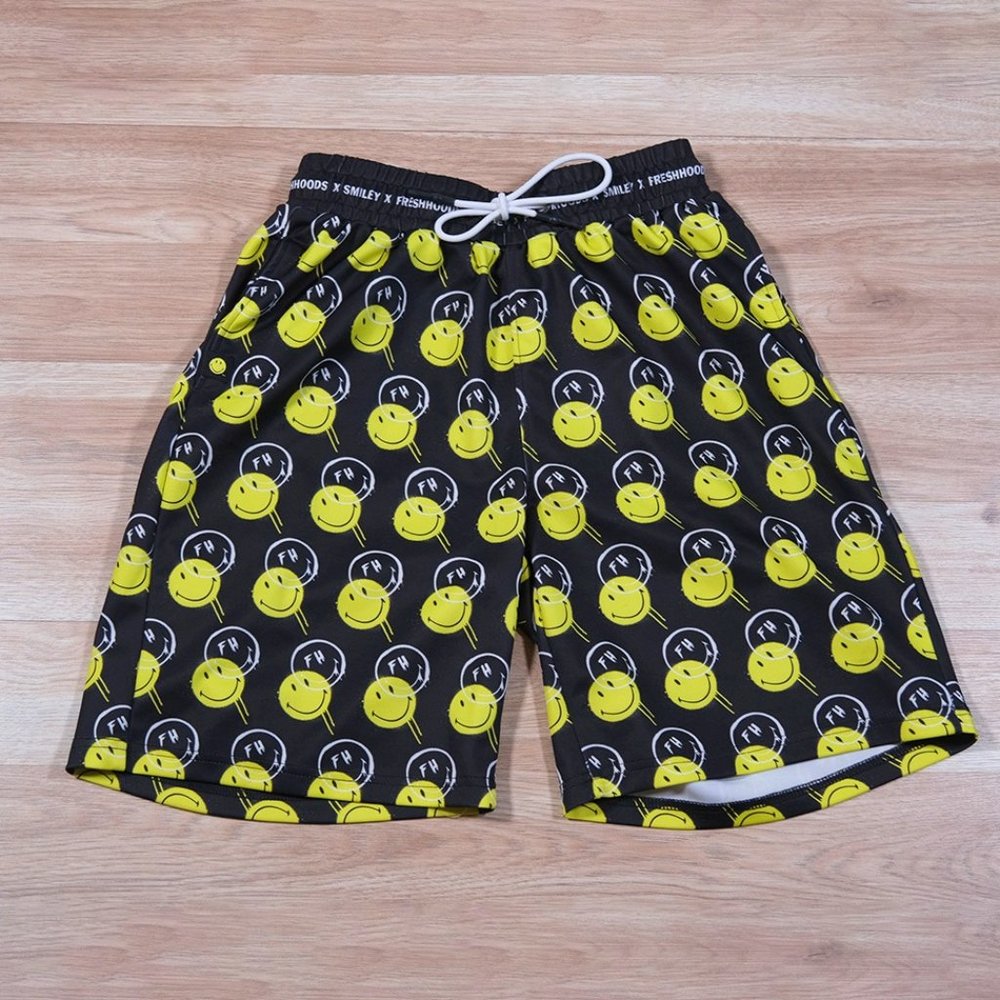 Multi-Smiley Basketball Shorts